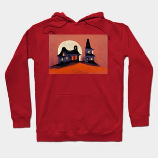 Spooky Halloween Haunted Houses Hoodie